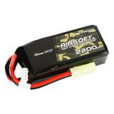 Gens ace 20C 2200mAh 3S1P 11.1V Airsoft Gun Lipo Battery with mini Tamiya Plug