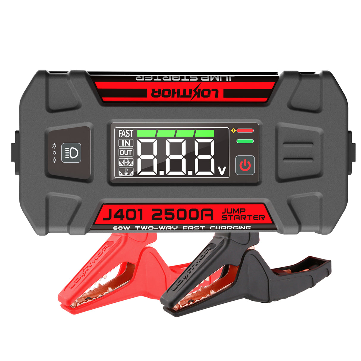 Lokithor J401 2500A 12V 74Wh Lithium Jump Starter