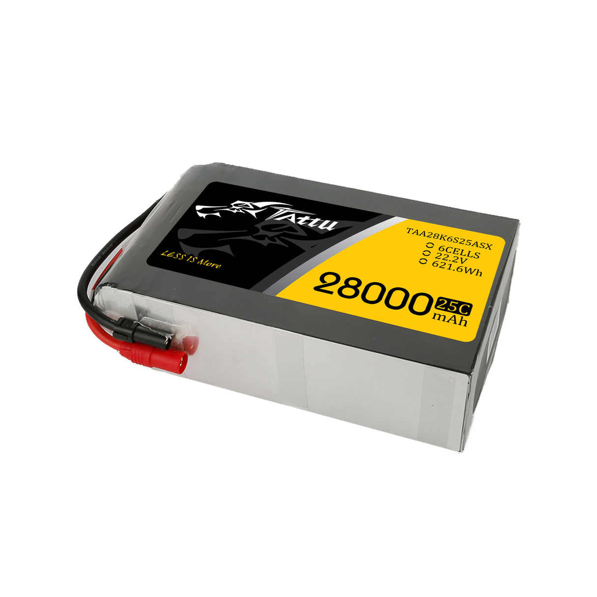 Tattu 28000 mAh 22,2 V 25C 6S1P Lipo-Akkupack mit AS150+XT150