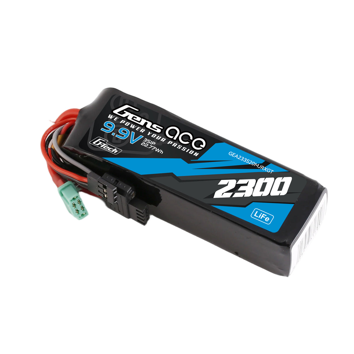 Gens ace Mini G-Tech 2300mAh 9.9V 3S 20C Li-Fe Battery for Receiver