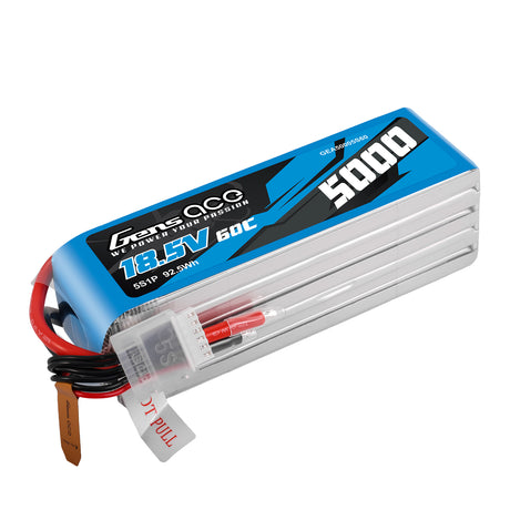 Gens ace 5000mAh 18.5V 60C 5S1P Lipo Battery Pack （F3A）