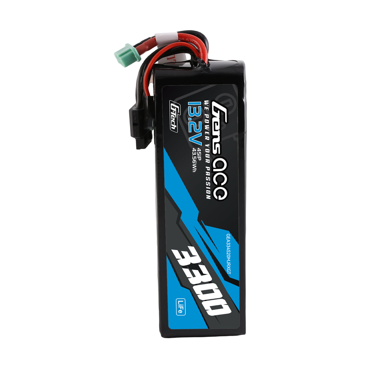 Gens ace Mini G-Tech 3300mAh 13.2V 4S 20C Li-Fe Battery for Receiver