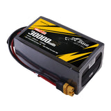Tattu Semi-solid State 300Wh/kg 30000mAh 10C 44.4V 12S1P Lipo Battery Pack with AS150U-F