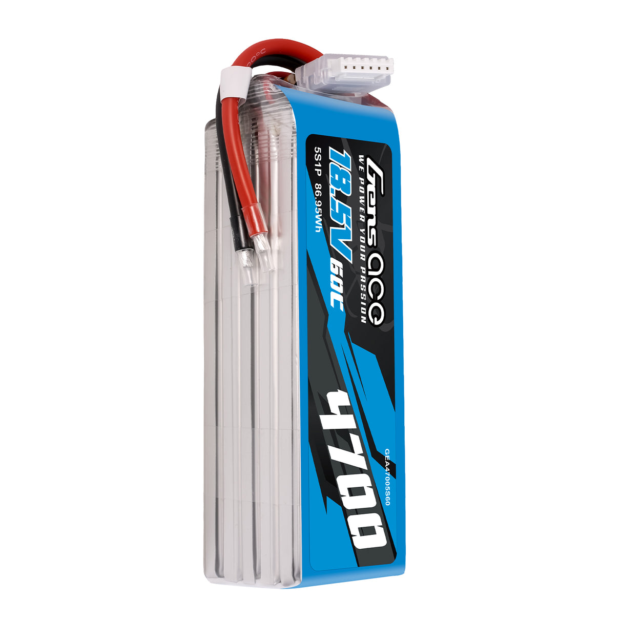 Gens Ace 4700mAh 18.5V 25C 5S1P Lipo Battery (F3A)