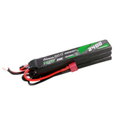 Gens ace 25C 2400 mAh 3S2P 11,1 V NUNCHUCK 3X Airsoft Gun Lipo Akku mit Deans(T) Stecker