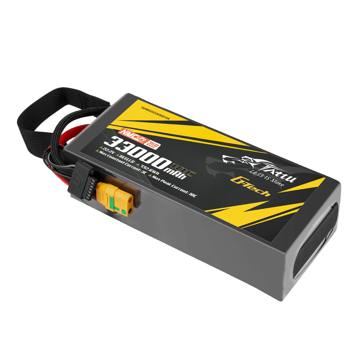 Tattu Semi-solid State 350Wh/kg 33000mAh 10C 22.2V 6S1P G-Tech Lipo Battery Pack with XT90-S plug