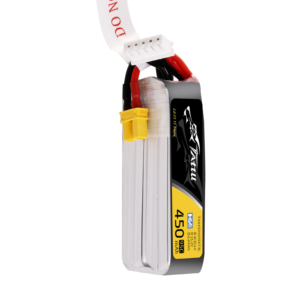 Tattu 450mAh 4S 95C 15.2V HV Lipo Battery with XT30 Plug