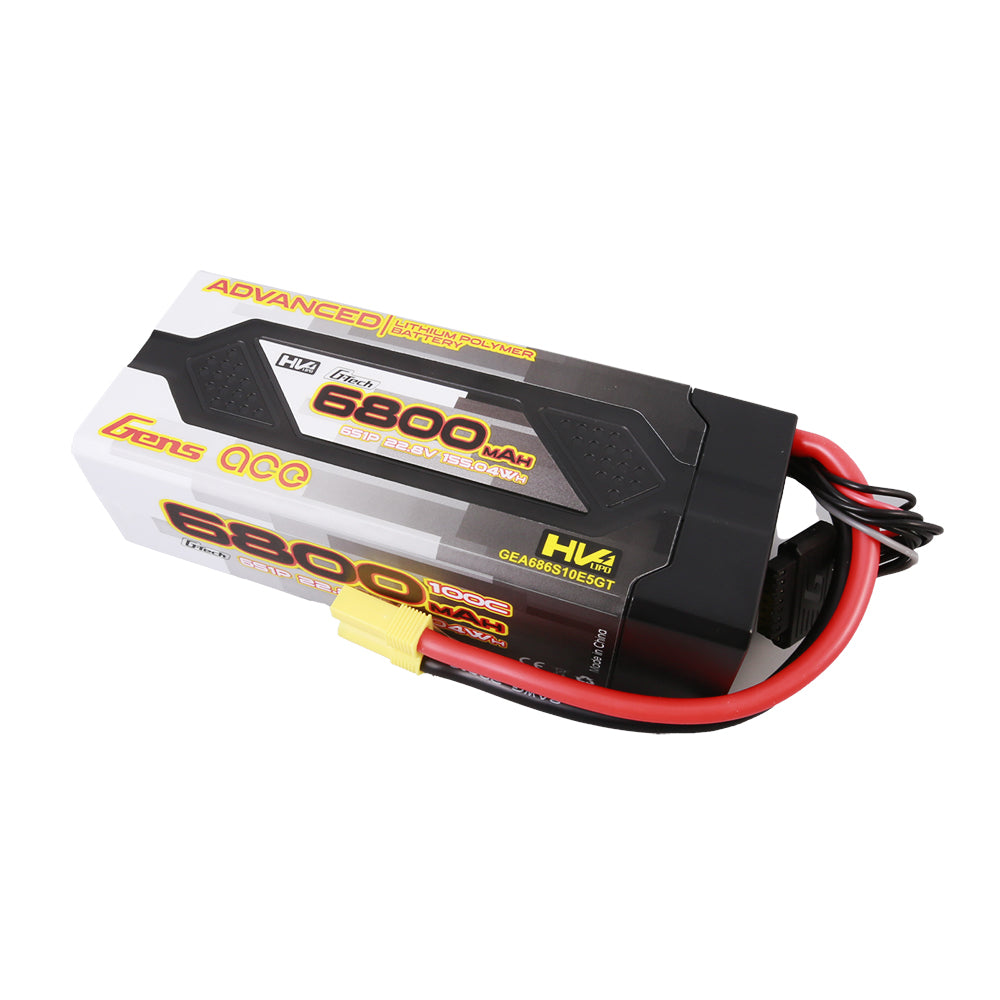 Gens ace G-Tech Advanced 6800 mAh 22,8 V 100C 6S1P HardCase 61#Lipo-Akkupack mit EC5