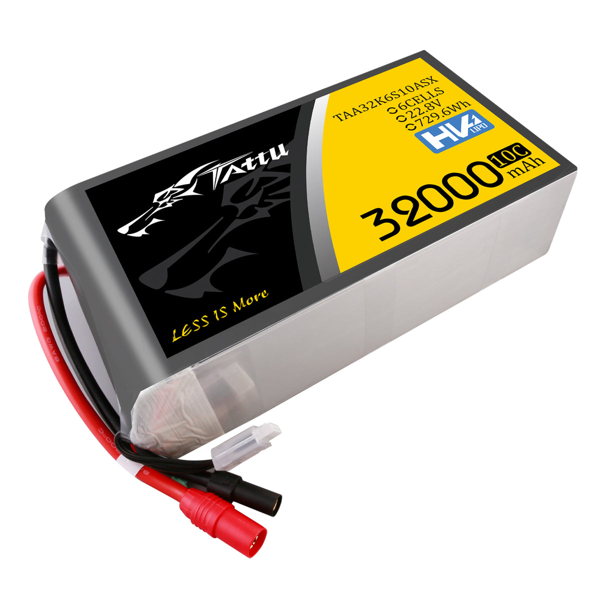 Tattu 32000mAh 22,8V 10C 6S1P HV Hochspannungs-Lipo-Akku mit AS150+XT150