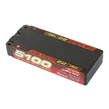 Gens ace Redline 2.0 Series 5100mAh 2S 7.6V 140C HardCase 134# HV Lipo Battery