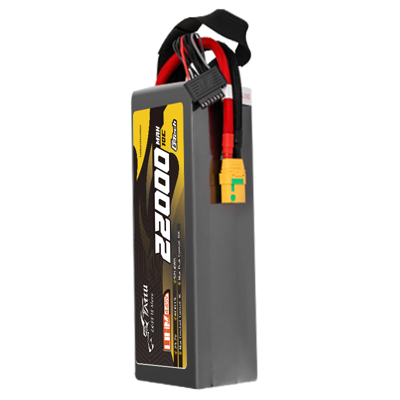 TATTU 22000mAh 6S 10C UHV 23.7V LiPo Battery with XT90S-F Connector