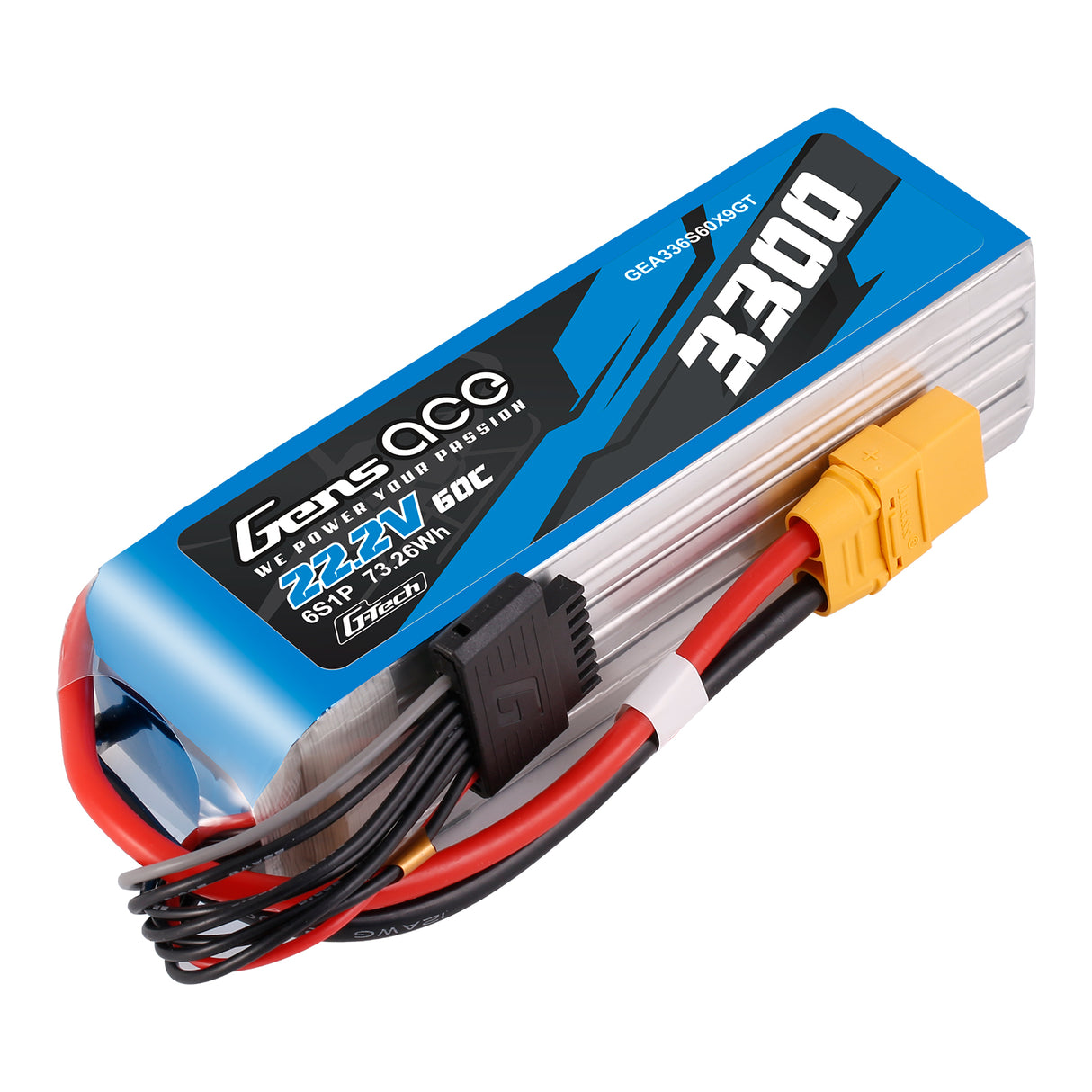 Gens Ace G-Tech 3300 mAh 22,2 V 60 C 6S1P XT90 LIPO-Akku