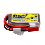Tattu R-Line 400mAh 7.4V 2S1P 95C Lipo Battery  with  JST-SYP Plug
