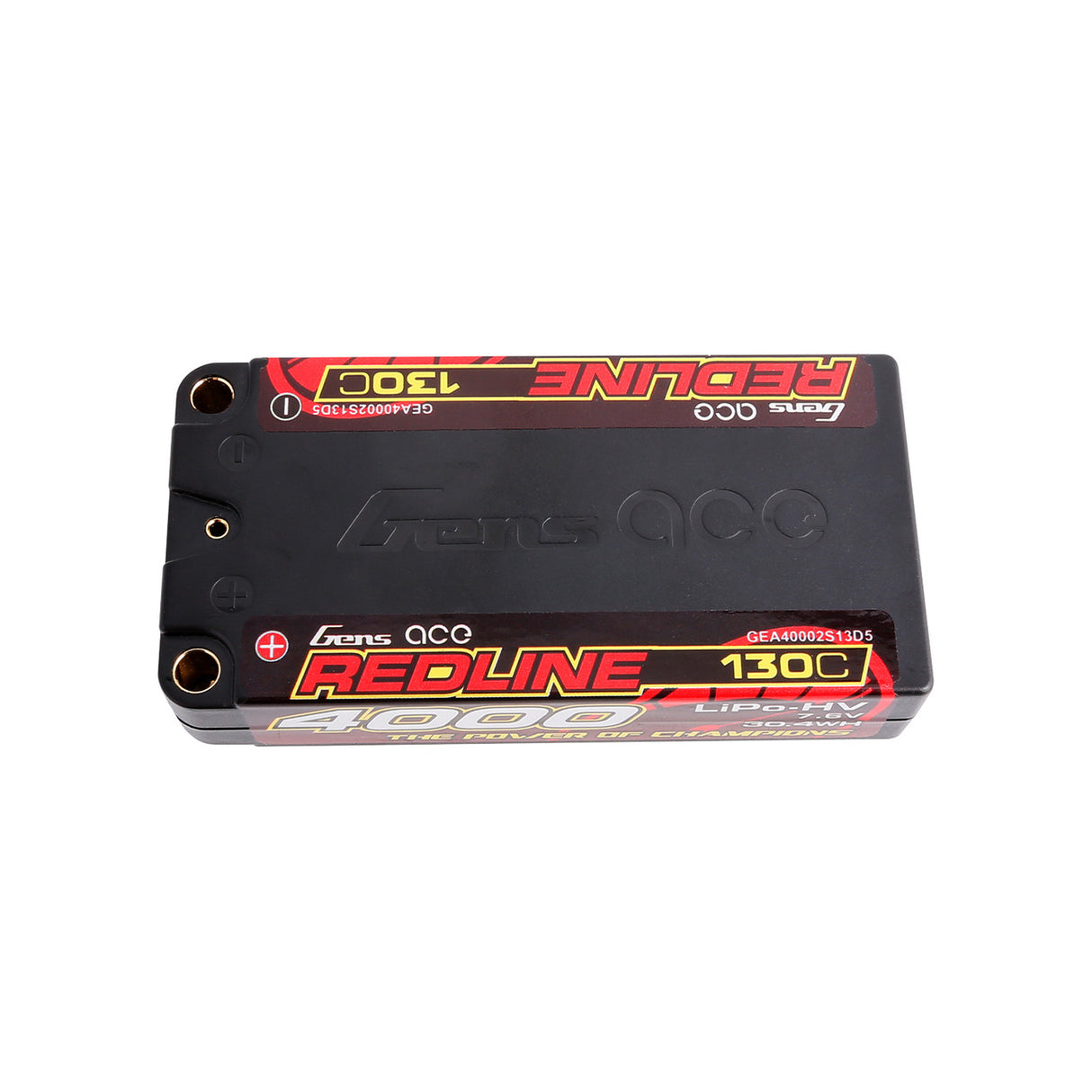 Gens ace Redline Series 4000mAh 7.6V 130C 2S1P HardCase HV Lipo Battery Pack with Hardcase 65#