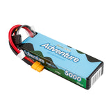 Gens ace Adventure G-Tech 5000mAh 2S1P 7.4V 60C Lipo Battery HC#112 XT60