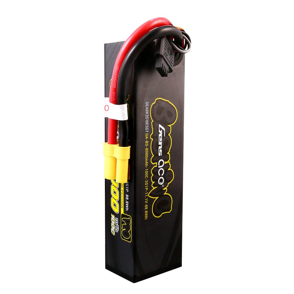 Gens ace G-Tech 8000mAh 11,1V 100C 3S1P Lipo Akkupack mit EC5-Bashing Serie