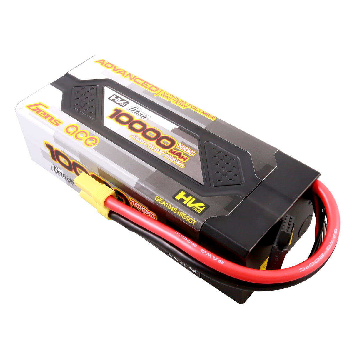 Gens ace Advanced G-Tech 10000 mAh 15,2 V 100C 4S2P HardCase 61#Lipo-Akkupack mit EC5