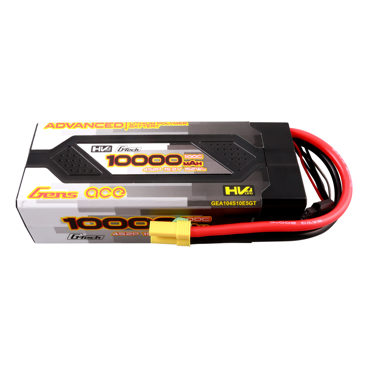 Gens ace Advanced G-Tech 10000 mAh 15,2 V 100C 4S2P HardCase 61#Lipo-Akkupack mit EC5