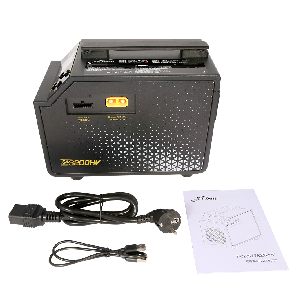 Tattu Zweikanal-Smart-Ladegerät 60A/3200W für 6S-14S TATTU-Akkus und HV-Softpacks