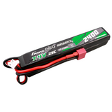 Gens ace 25C 2400 mAh 2S2P 7,4 V Sattel Airsoft Gun Lipo Akku mit Mini Deans(T) Stecker