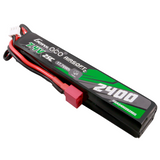 Gens ace 25C 2400 mAh 2S2P 7,4 V Sattel Airsoft Gun Lipo Akku mit Mini Deans(T) Stecker