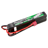 Gens ace 25C 3000 mAh 2S2P 7,4 V Sattel Airsoft Gun Lipo Akku mit Mini Deans(T) Stecker