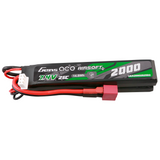 Gens Ace 25C 2000 mAh 2S2P 7,4 V Sattel Airsoft Gun Lipo Akku mit Mini Deans(T) Stecker