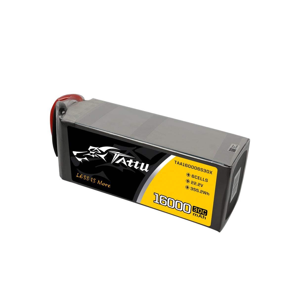 Tattu 16000 mAh 22,2 V 30C 6S1P LiPo-Akkupack mit XT90-Zündkerze