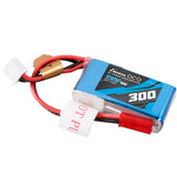 Gens ace 300 mAh 7,4 V 45 C 2S1P Lipo-Akkupack mit JST-SYP-Stecker