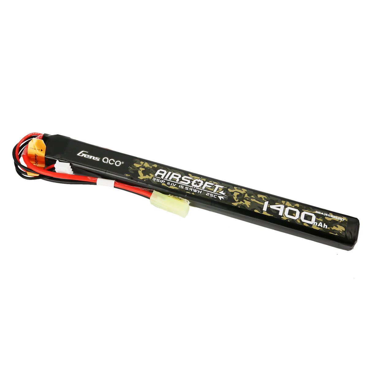 Gens ace 25C 1400 mAh 3S1P 11,1 V Airsoft Gun Lipo Akku mit Mini-Tamiya-Stecker