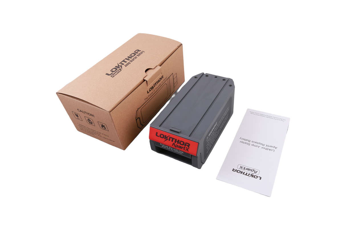 LOKITHOR LiPO 12V 1500 Amp Separate Jump Starter Battery Compatible for ApartX(Battery only)