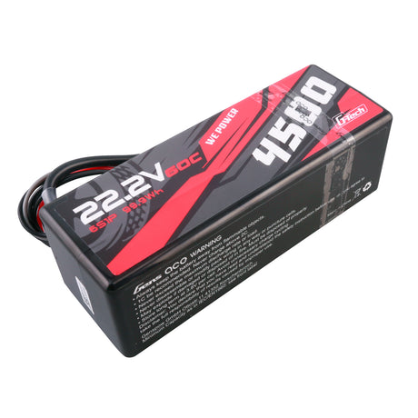 Gens ace G-Tech 4500mAh 6S1P 22.2V 60C HardCase RC car Lipo Battery 14#
