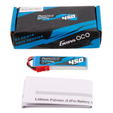 Gens ace 450mAh 3.8V 60C 1S1P Lipo Battery Pack with JST-SYP Plug
