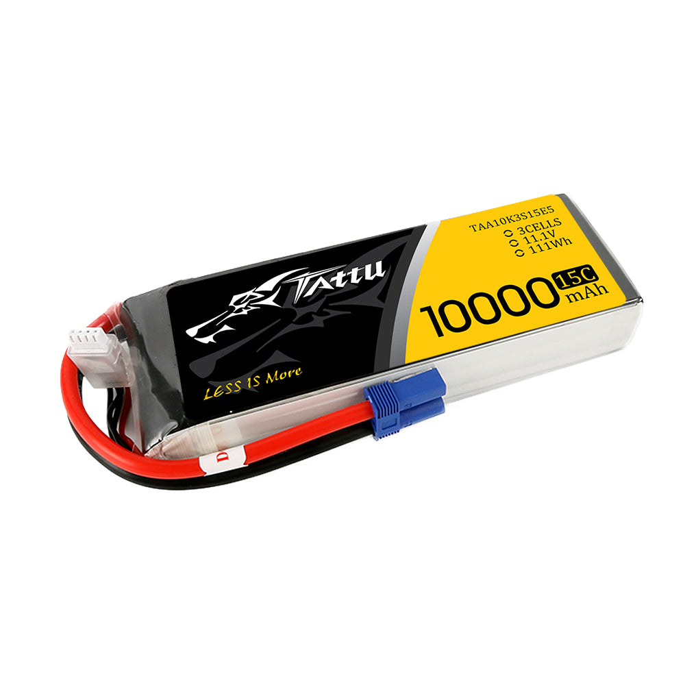 Tattu 10000 mAh 11,1 V 15C 3S Lipo-Akkupack