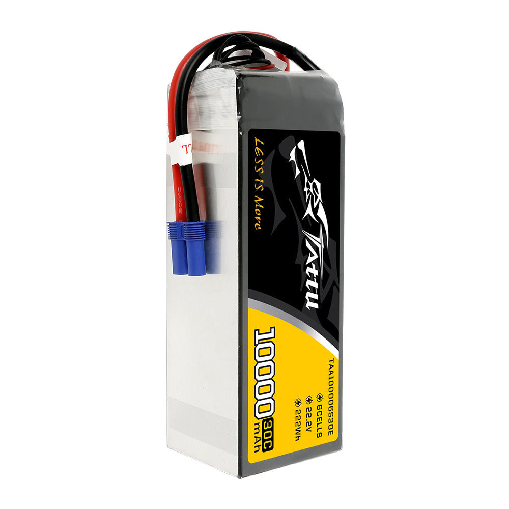 Tattu 10000MAH 22,2V 30C 6S1P Lipo-Akkupack mit EC5-Stecker