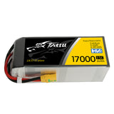 Tattu 17000 mAh 22,8 V 15C 6S1P HV Hochspannungs-Lipo-Akku mit XT90-S (zündschutz) Stecker