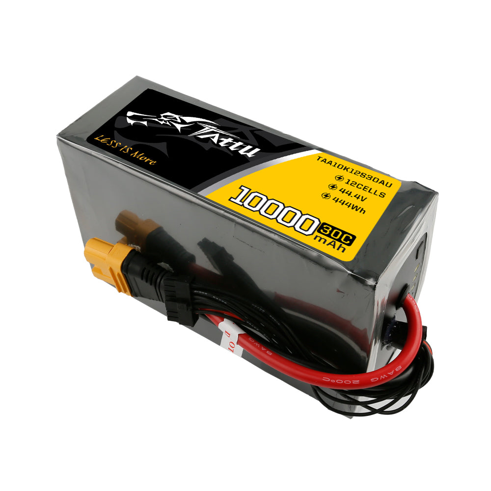 Tattu Plus 1.0 22000mAh 44.4V 25C 12S1P Lipo Battery Pack with AS150U plug