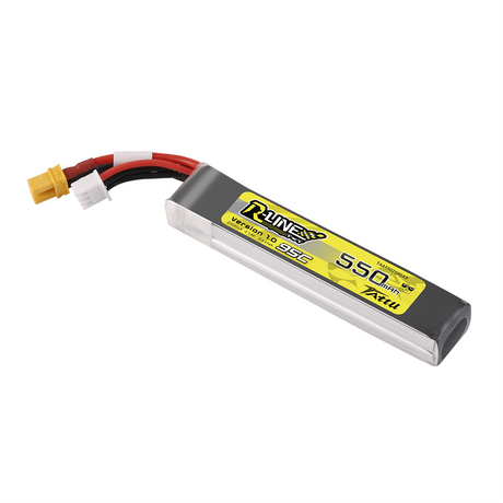 Tattu R-Line 550mAh 7,4V 2S1P 95C Lipo-Akku Langpackung