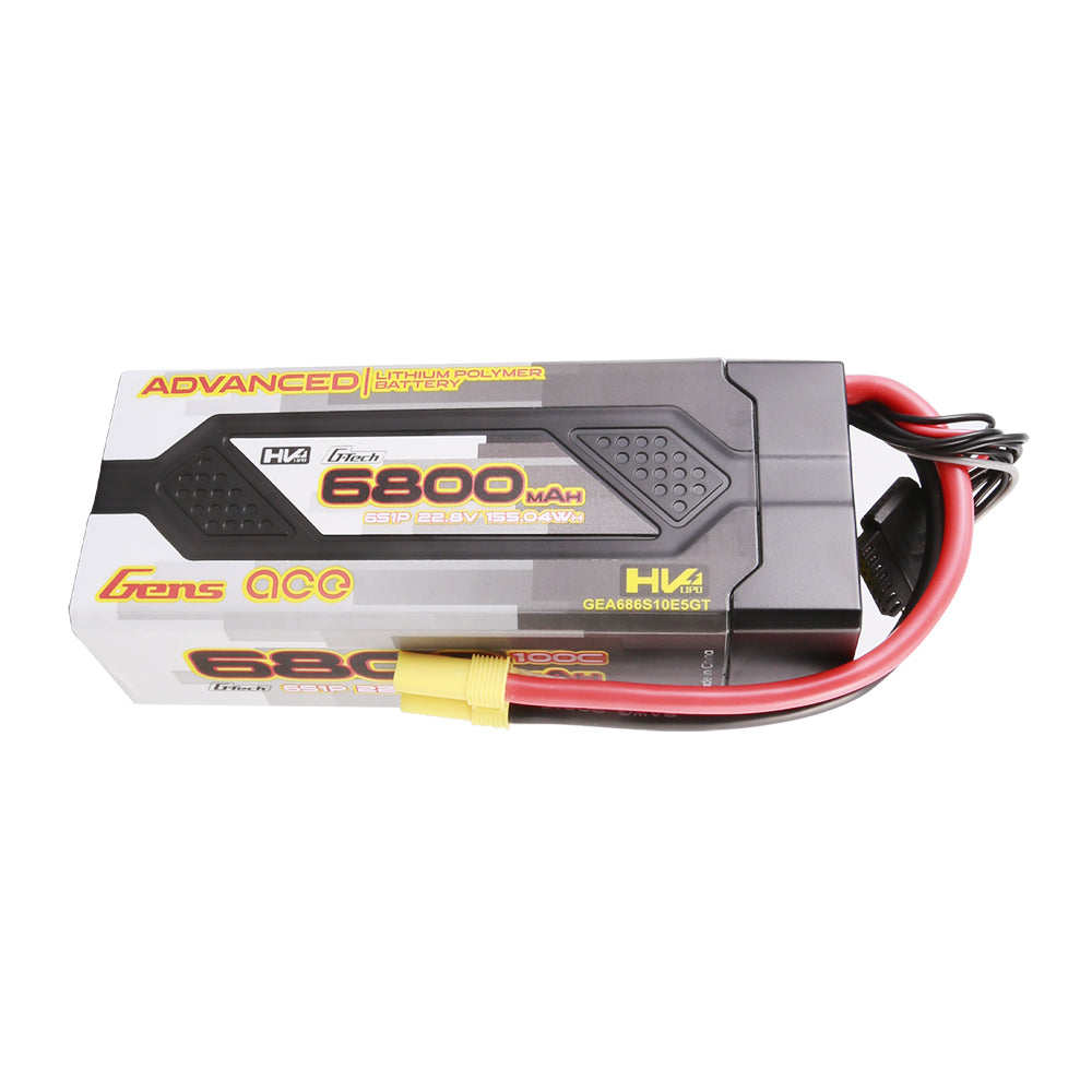 Gens ace G-Tech Advanced 6800 mAh 22,8 V 100C 6S1P HardCase 61#Lipo-Akkupack mit EC5