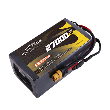 TATTU Très haute tension 27000mAh 10C 47,4V 12S1P AS150U-F
