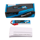Gens Ace 650mAh 3.8V 60C  1S1P HV LIPO Battery with JST-SYP Plug