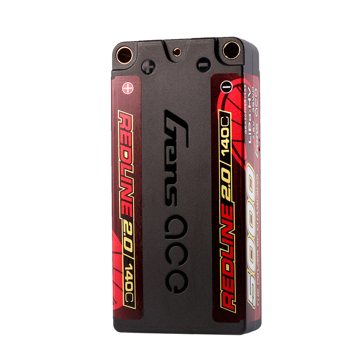 Gens ace Redline 2.0 Series 5000mAh 2S1P 7.6V 140C HardCase HV Lipo Battery Pack with Hardcase 130#