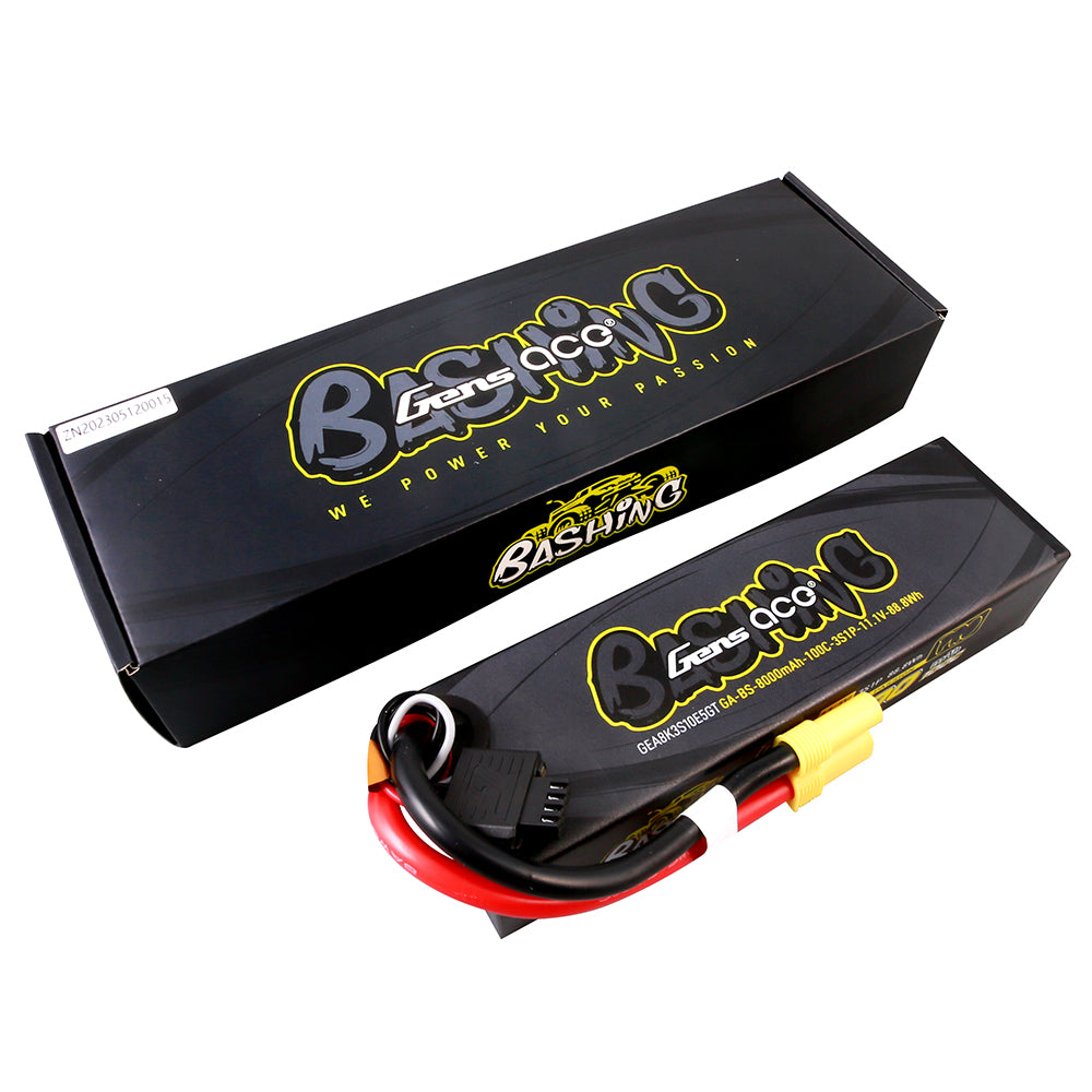 Gens ace G-Tech 8000mAh 11,1V 100C 3S1P Lipo Akkupack mit EC5-Bashing Serie