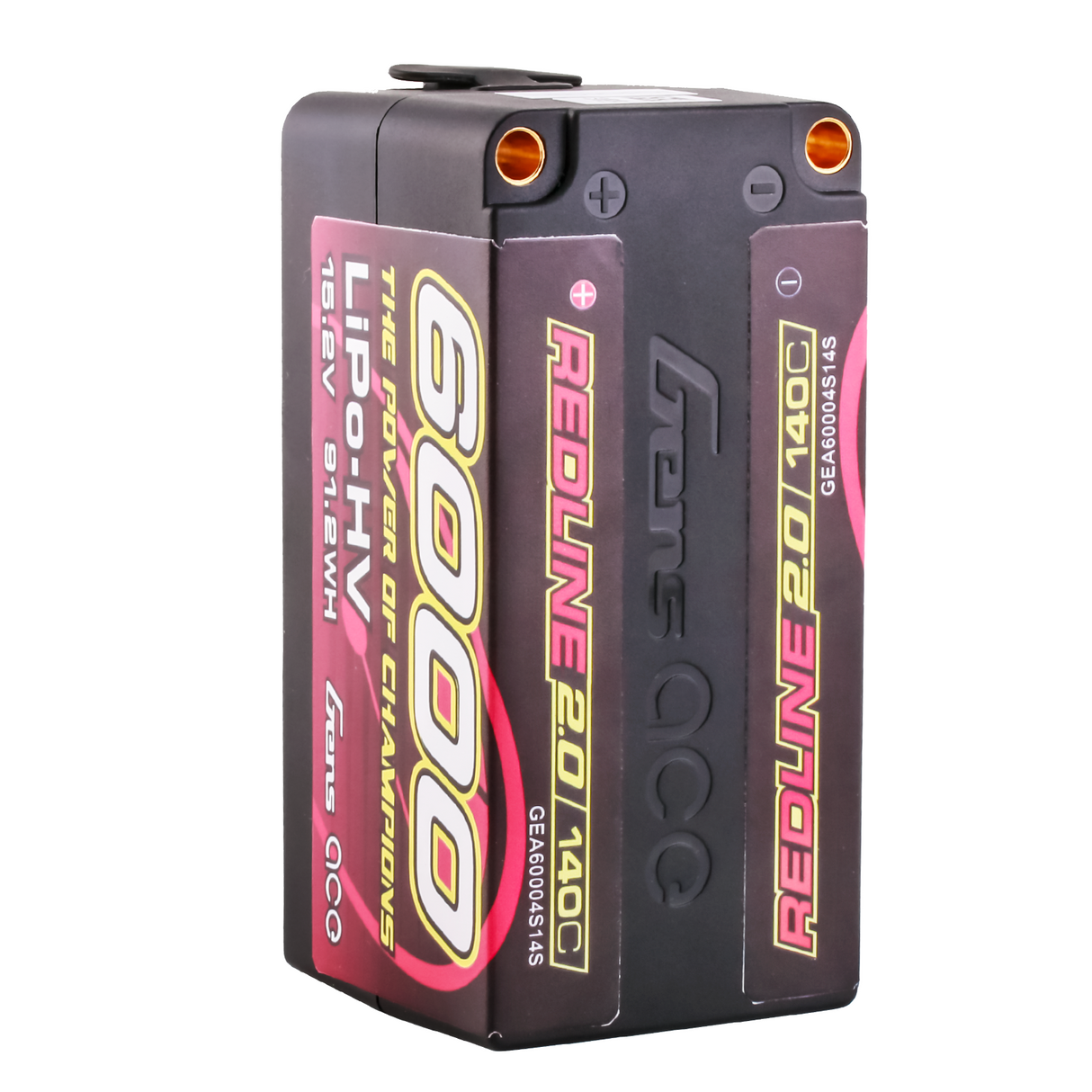 Gens ace Redline Series 6000mAh 15.2V 130C 4S2P HardCase 69# HV LiPo Battery Gens ace Redline Series 6000mAh 15.2V 130C 4S2P HardCase 69# HV LiPo Battery