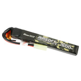 Gens ace 25C 1500mAh 2S1P 7.4V Airsoft Gun Lipo Battery with mini Tamiya Plug