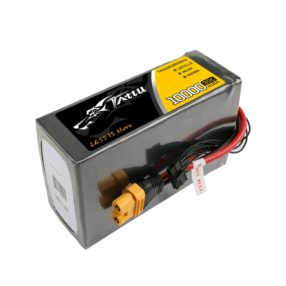 Tattu 10000 mAh 44,4 V 30C 12S1P Lipo-Akkupack mit AS150U-Stecker