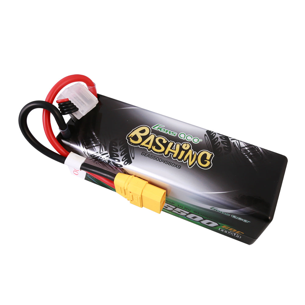 Gens ace 5500mAh 4S1P 14,8V 60C HardCase RC-Auto Lipo-Akku 14#