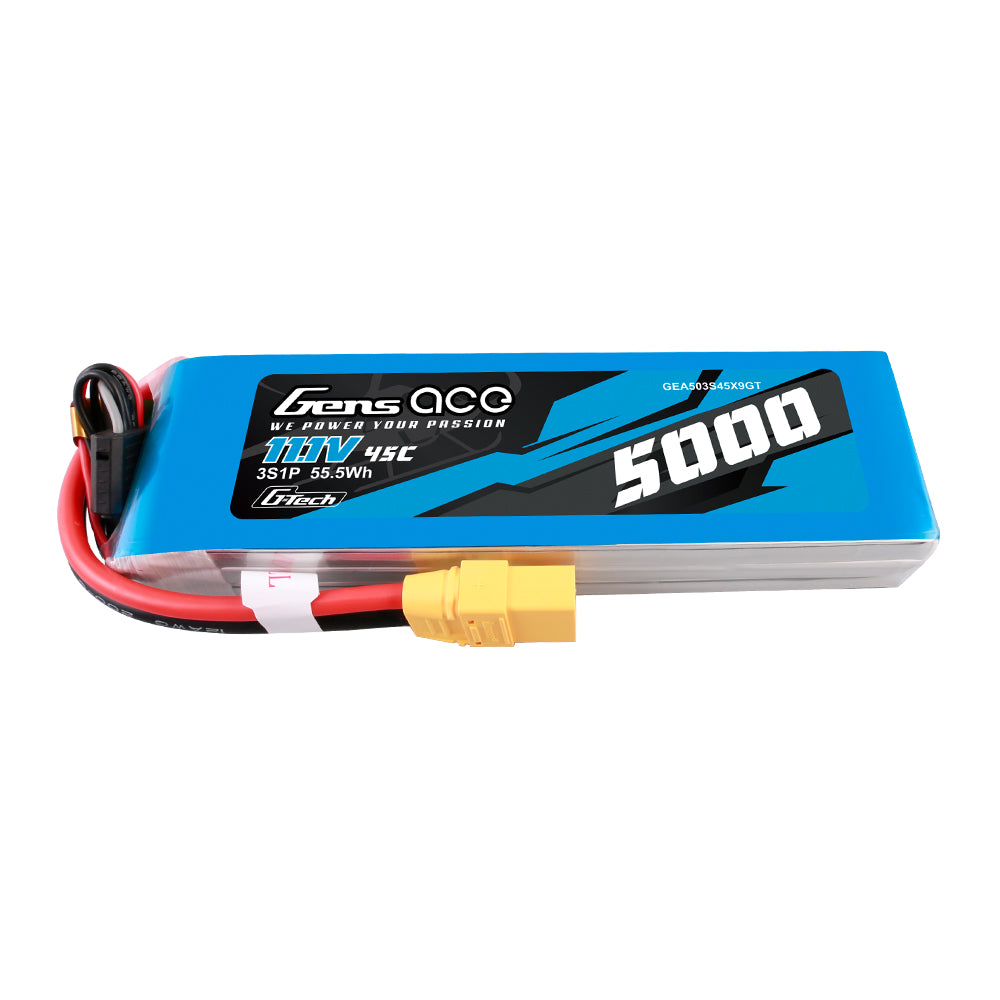 Gens ace G-Tech 5000 mAh 11,1 V 45C 3S1P Lipo-Akku mit XT90-Stecker