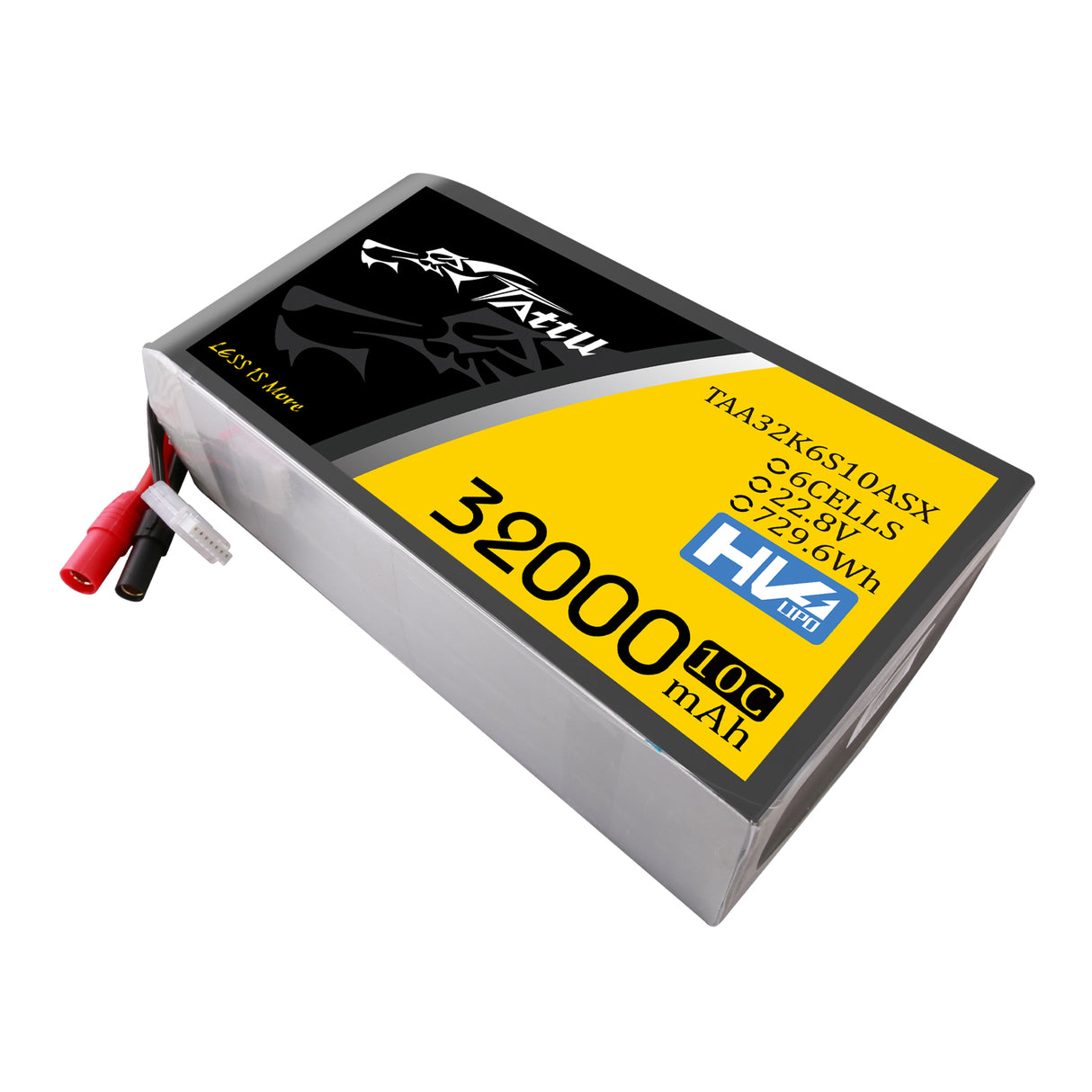 Tattu 32000mAh 22,8V 10C 6S1P HV Hochspannungs-Lipo-Akku mit AS150+XT150