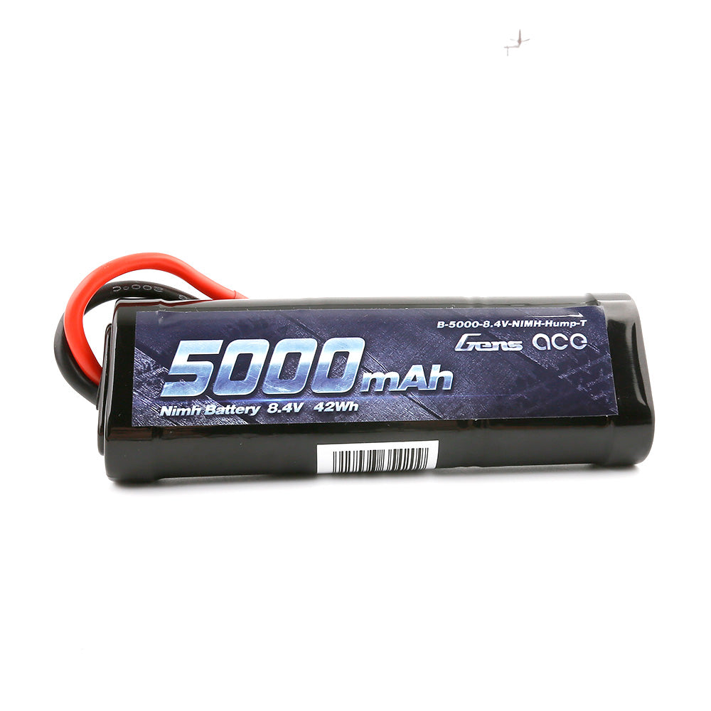 Gens ace Traxxas 5000 mAh 8,4 V 7-Zellen NiMH Hump Akkupack mit T-Stecker